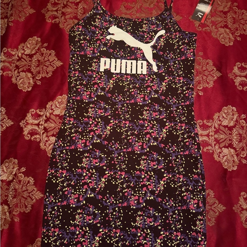 PUMA Women’s Spaghetti Strap Bodycon Dress – Size S ✨